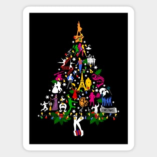 Ugly Broadway Christmas Tree Magnet